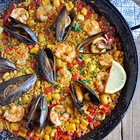 Authentic Spanish Seafood Paella