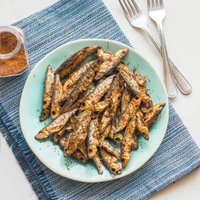 Jamaican Crispy Oven-baked Sprats (Paleo, Low Fat, Low Carb)