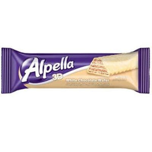 Alpella 3D White Chocolate Coated Wafer 28g