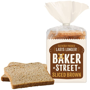 Baker Street Sliced Brown Bread 550g