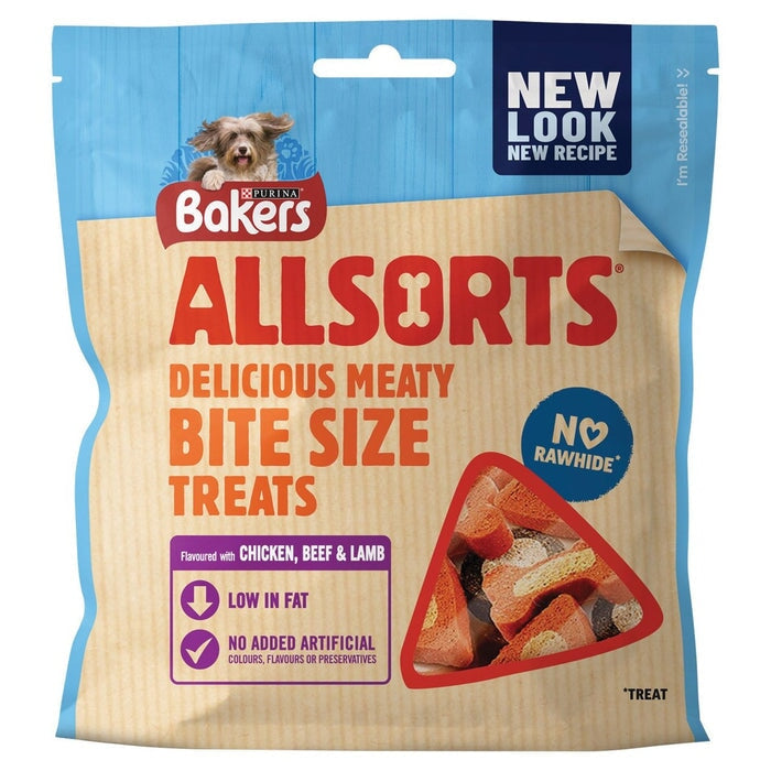 Bakers Allsorts Delicious Meaty Bite Size Treats 98g