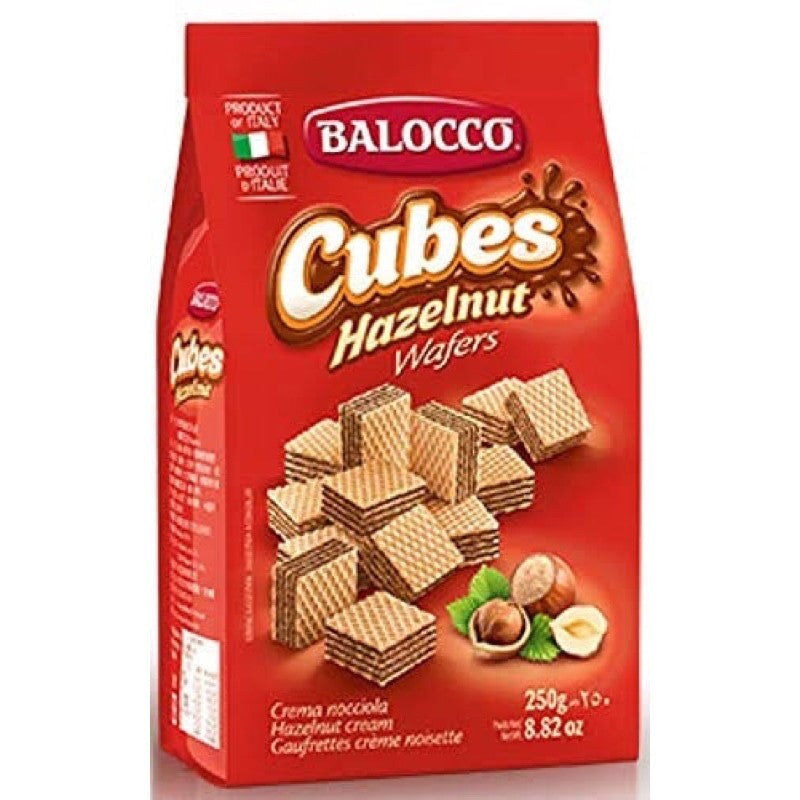 Balocco Cubes Hazelnut Wafer 250g