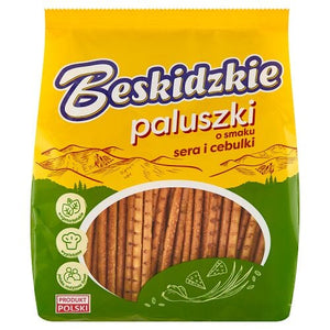 Beskidzkie Paluszki o smaku sera i cebulki 200g