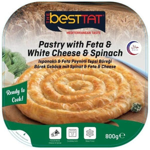 Besttat Pastry With Feta and White Cheese and Spinach 800g