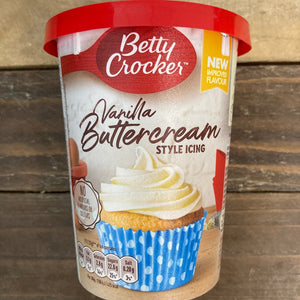 Betty Crocker Vanilla Buttercream Style Icing 400g