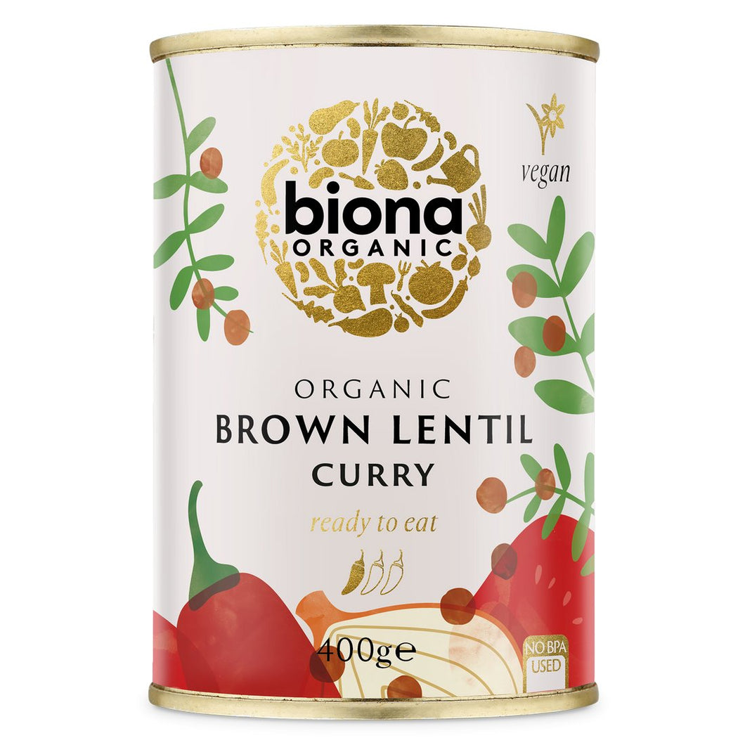 Biona Organic Brown Lentil Curry 400g