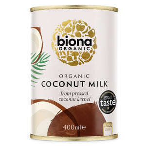Biona Organic Coconut Milk From Pressed Coconut Kernel 400ml