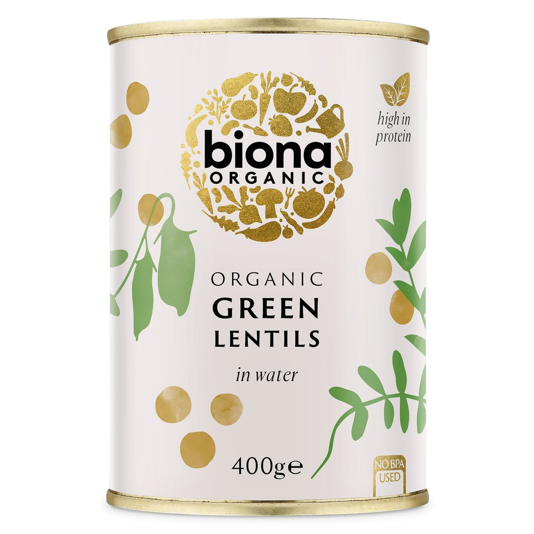 Biona Organic Green Lentils 400g