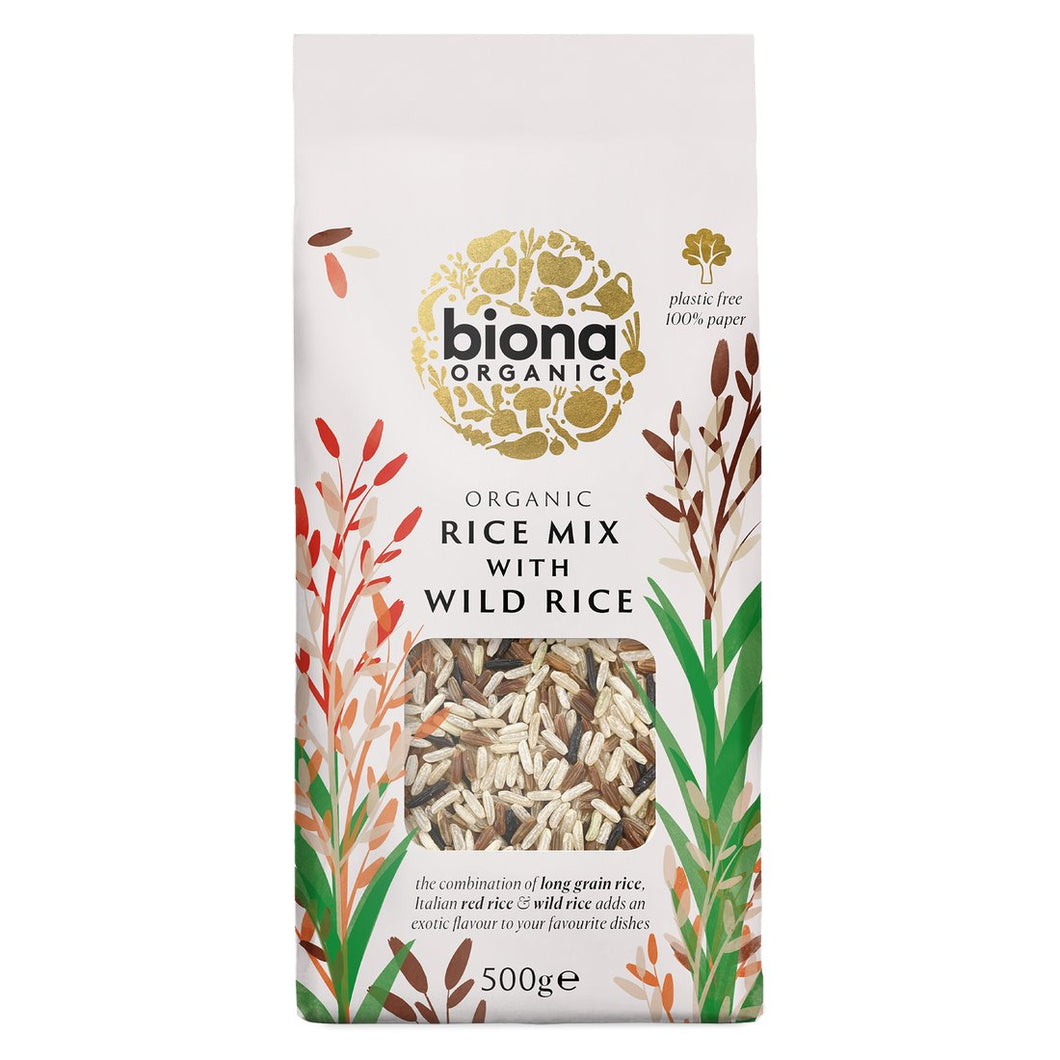 Biona Organic Rice Mix With Wild Rice 500g