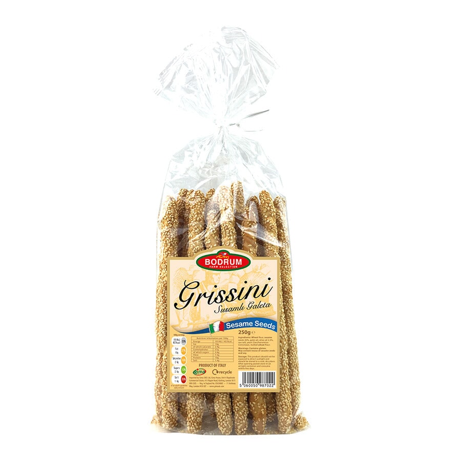 Bodrum Grissini Sesame 250g