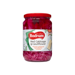 Bodrum Pickled Red Cabbage and Cauliflower 680g