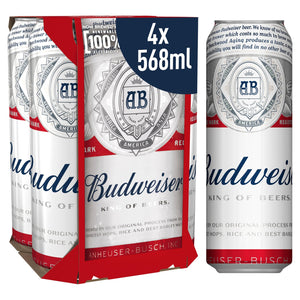 Budweiser Pint 4 x 568ml