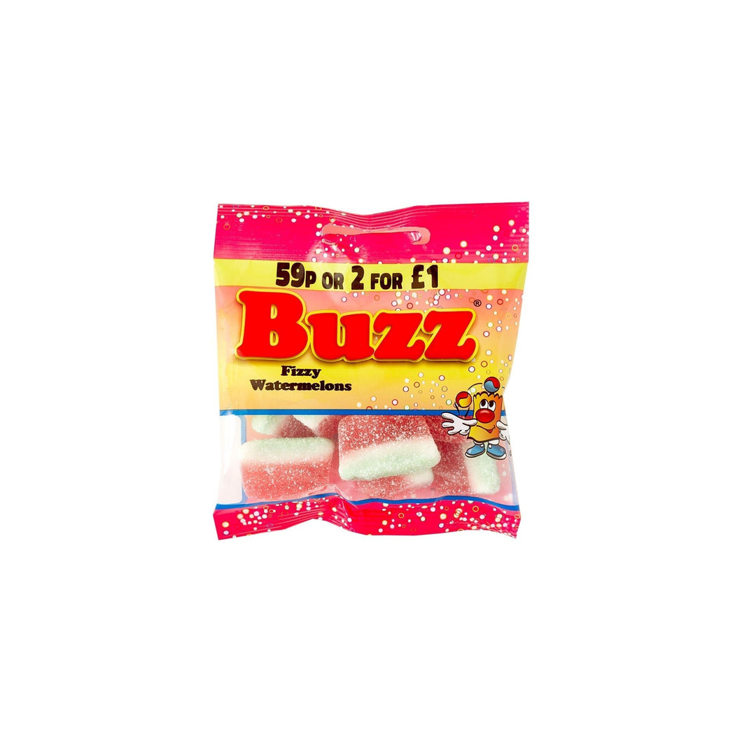 Buzz Sweets Fizzy Watermelon 65g