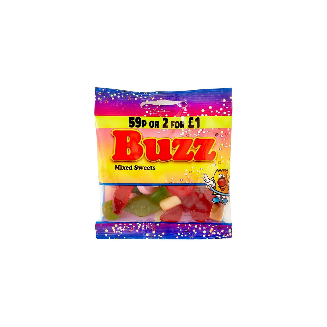 Buzz Sweets Mixed Sweets 65g