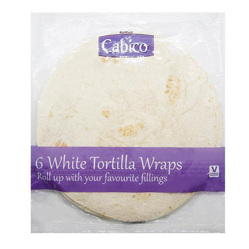 Cabico 6 White Tortilla Wraps 370g