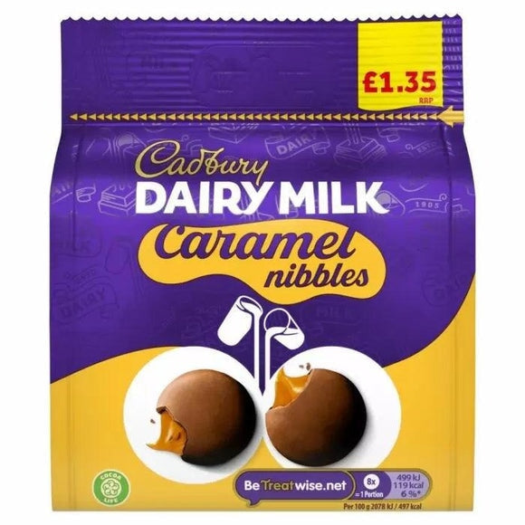 Cadbury Caramel Nibbles 95g