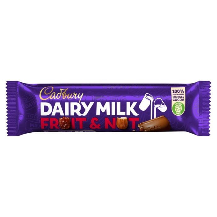 Cadbury Dairy Milk Chocolate Fruit & Nut Bar 45g