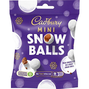 Cadbury Mini Snowballs Bag 80g