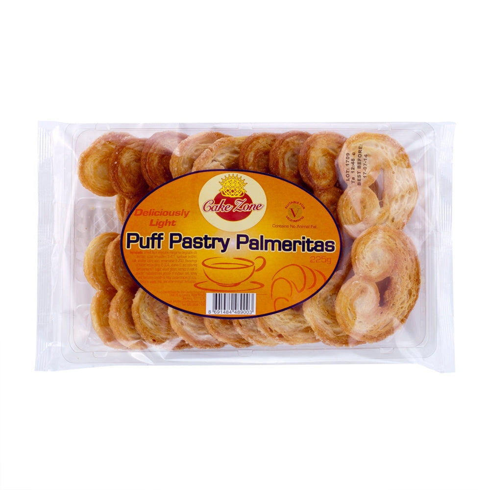 Cake Zone Puff Pastry Palmeritas 225g