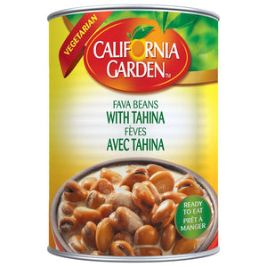 California Garden Canned Fava Beans With Tahina 400g