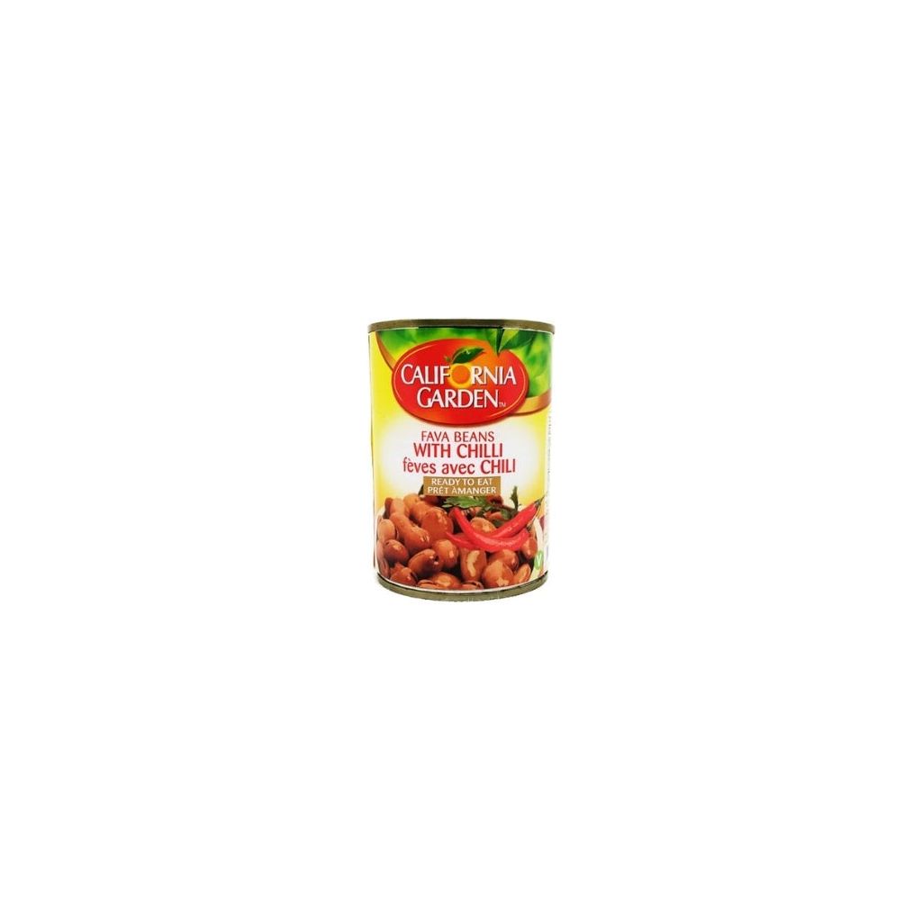 California Garden Fava Beans With Chili 400g