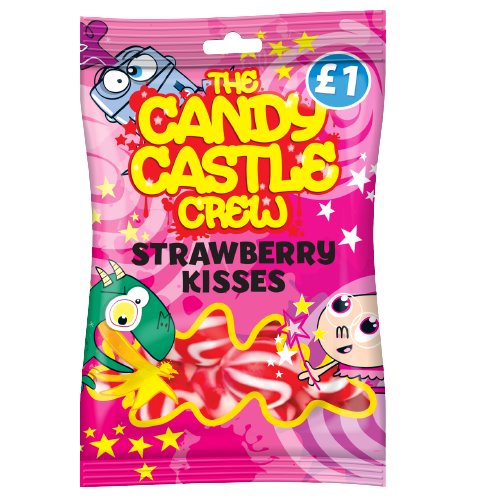 Candy Castle Crew Strawberry Kisses 120g
