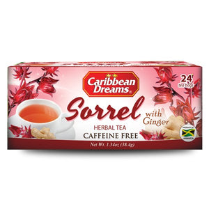 Caribbean Dreams Sorrel Ginger 24 Tea bags