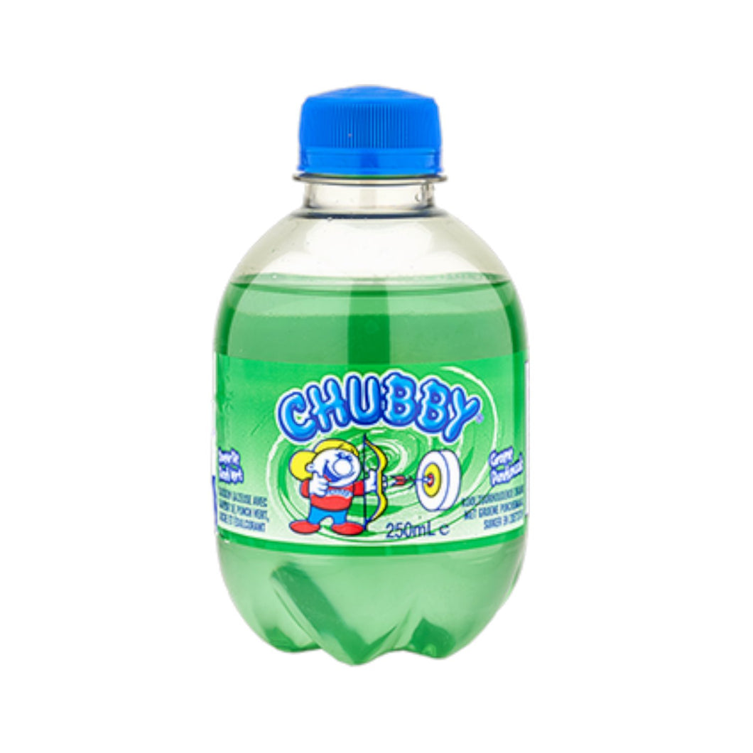 Chubby Green Punch Blast Soda 250ml