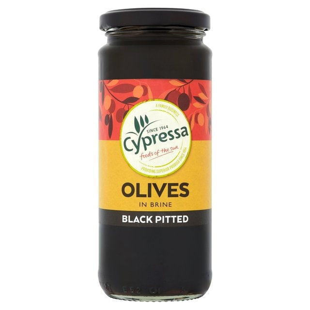 Cypressa Black Olives in Brine 142g