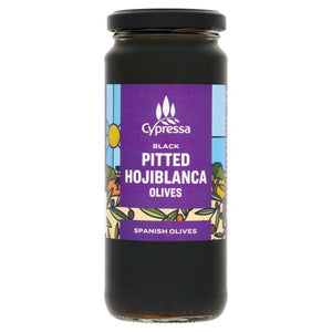 Cypressa Black Pitted Hojiblanca Olives 142g