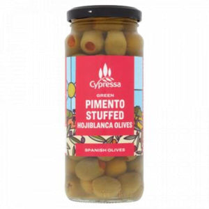 Cypressa Green Pimento Stuffed Hojiblanca Olives 340g