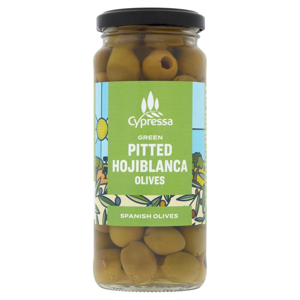 Cypressa Green Pitted Hojiblanca Olives 142g