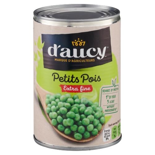 Daucy Petits Pois Extra Fine 400g