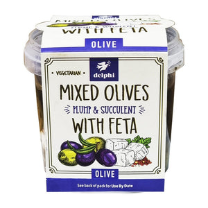Delphi Mixed Olives With Feta 300g