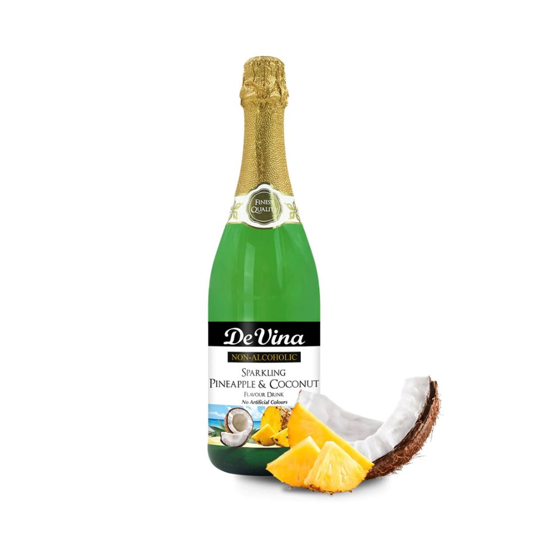 DeVina Sparkling Pineapple & Coconut Drink 750ml