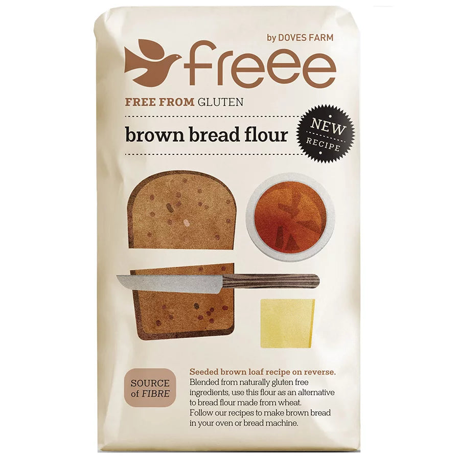 Doves Farm Gluten Free  Brown Bread Flour 1Kg