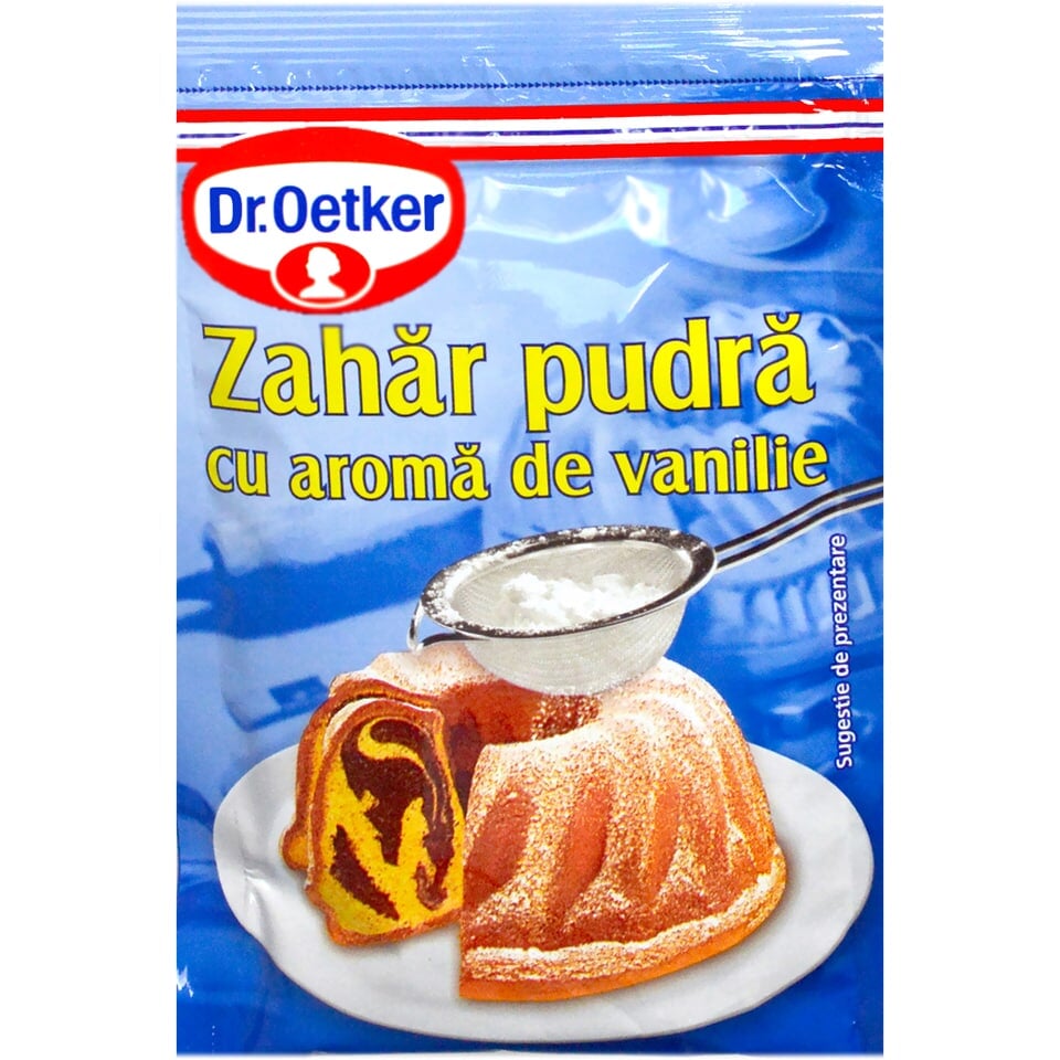 Dr Oetker Zahar Pudra cu Aroma de Vanilie (Vanila Powder Sugar) 80g