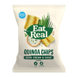 Eat Real Quinoa Chips Sour Cream & Chive 80g