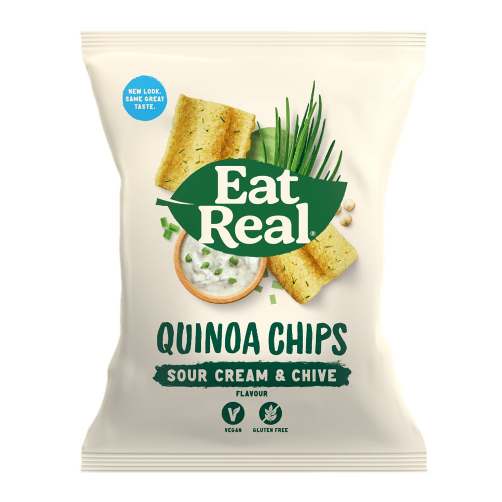 Eat Real Quinoa Chips Sour Cream & Chive 80g