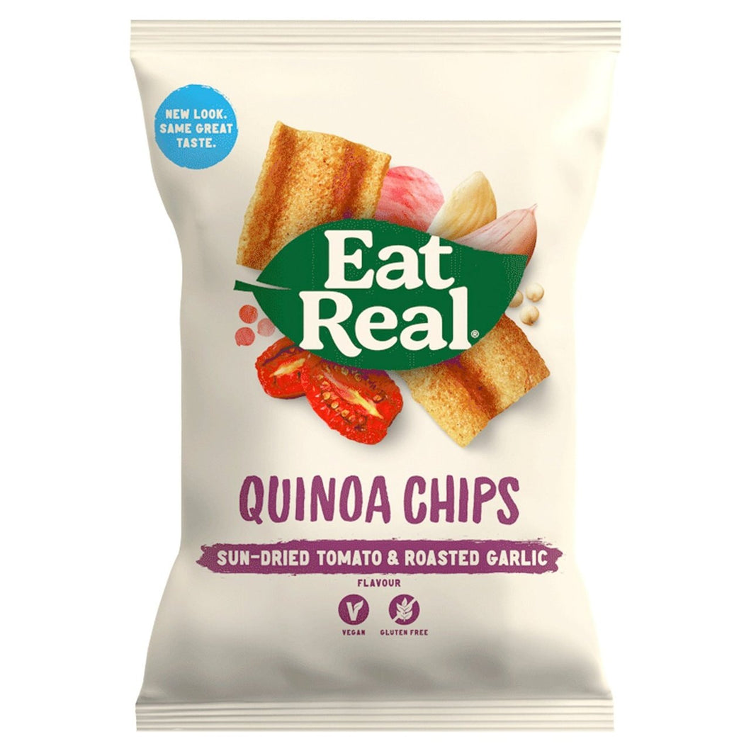 Eat Real Quinoa Chips Sundried Tomato & Roasted Garlic 80g