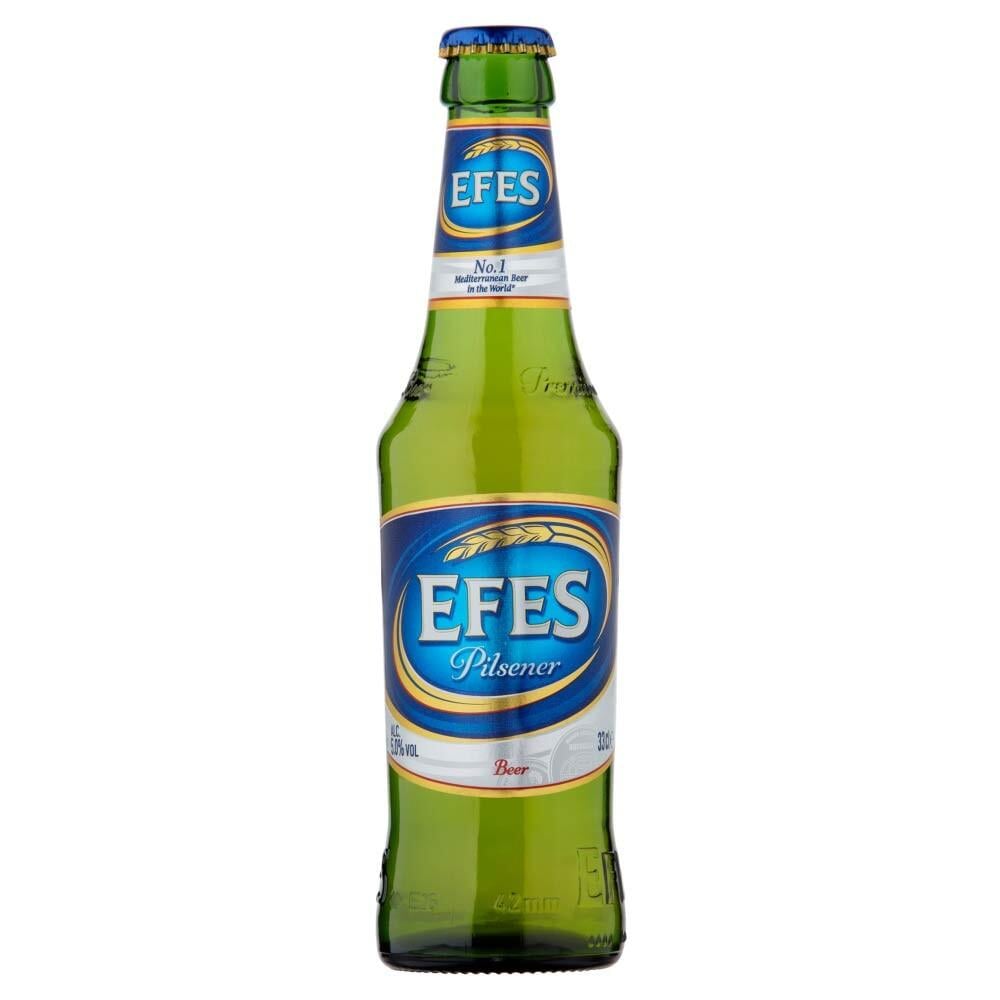 Efes Pilsner Lager Beer Bottles 330ml