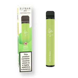 Elf Bar 600 Apple Peach Disposable Vape 20mg