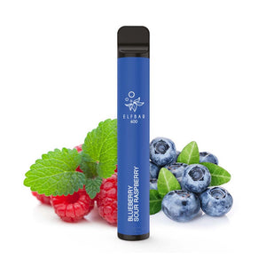 Elf Bar 600 Blueberry Sour Raspberry Disposable Vape 20mg