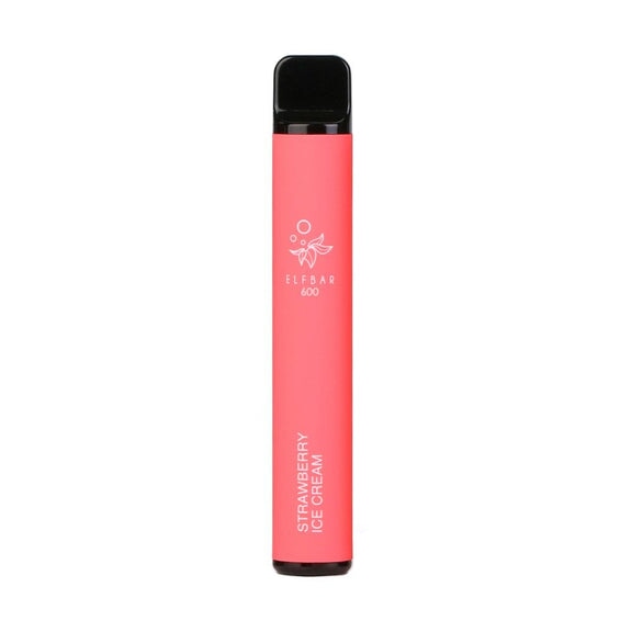 Elf Bar 600 Strawberry Ice Cream Disposable Vape 20mg