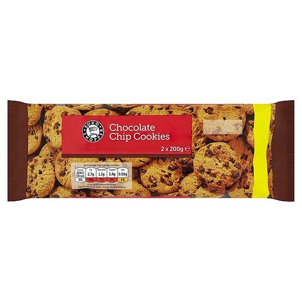 Euro Shopper Chocolate Chip Cookies 2 x 200g