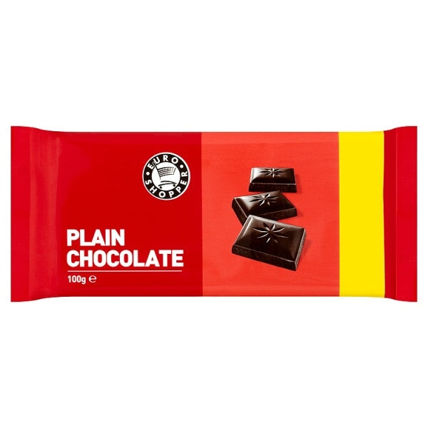 Euro Shopper Plain Chocolate Bar 100g