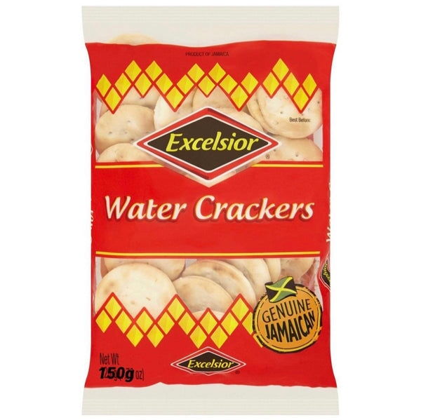 Excelsior Jamaican Water Crackers 150g