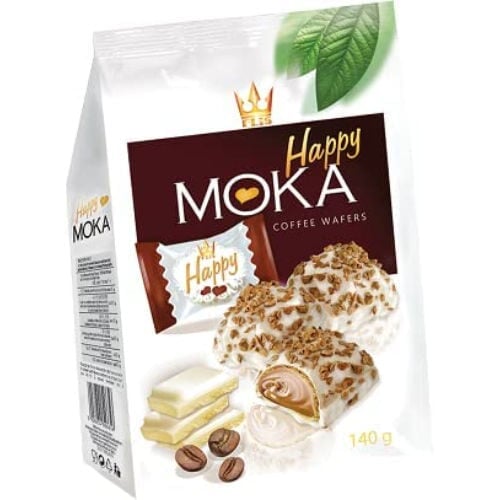 Flis Happy Moka Coffee Wafers 140g