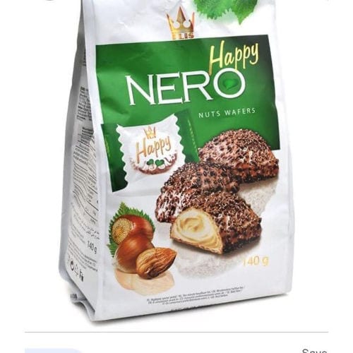 Flis Happy Nero Wafer Nuts 140g