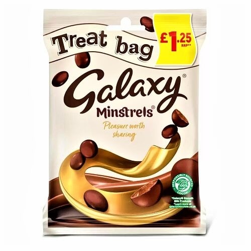 Galaxy Minstrels Chocolate Treat Bags 80g